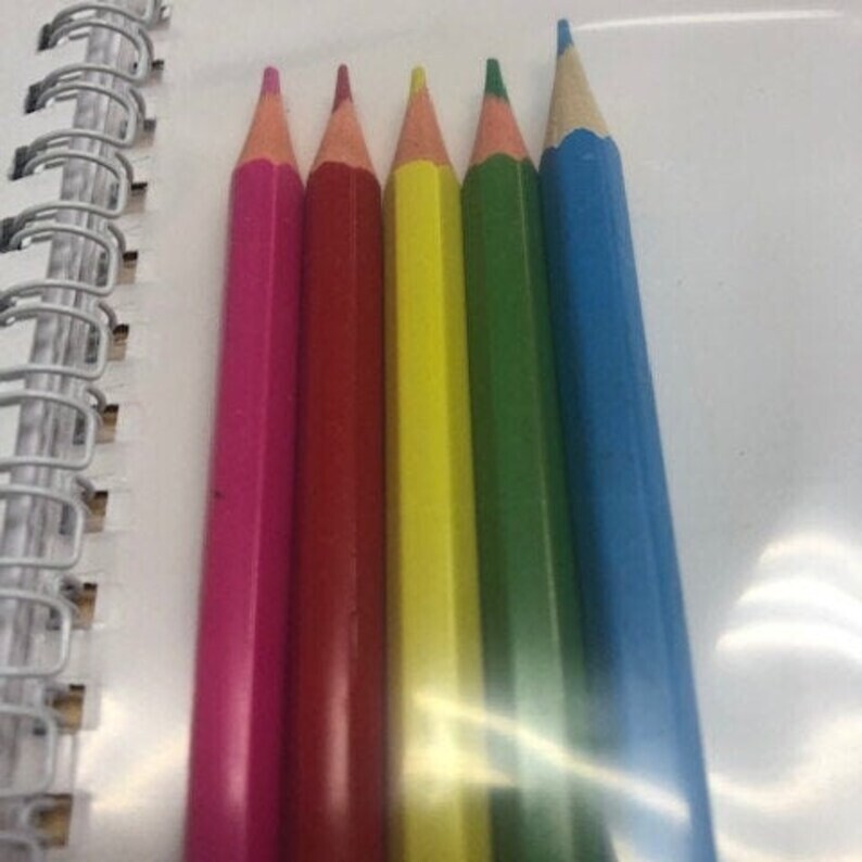 Wine Doodle Book with Colored Pencils