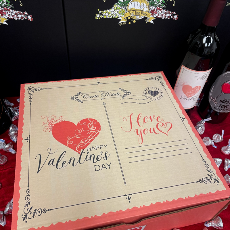 Valentine's Day Gift Boxes And 2 Bottles