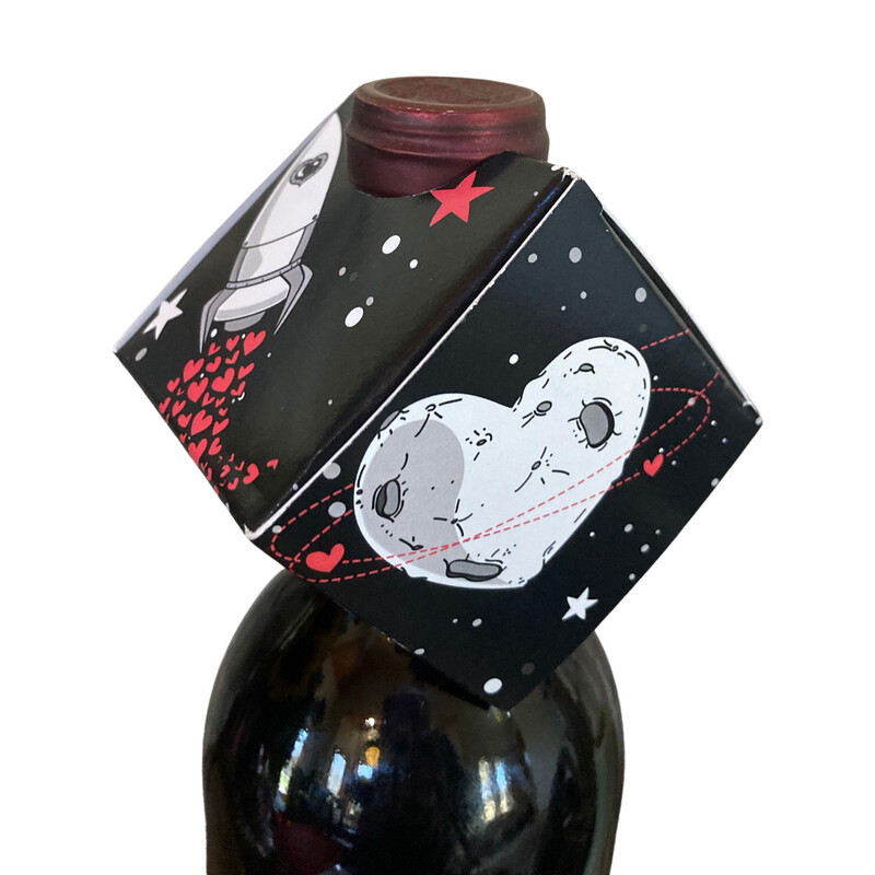 Valentine / Love Bottle Topper Box