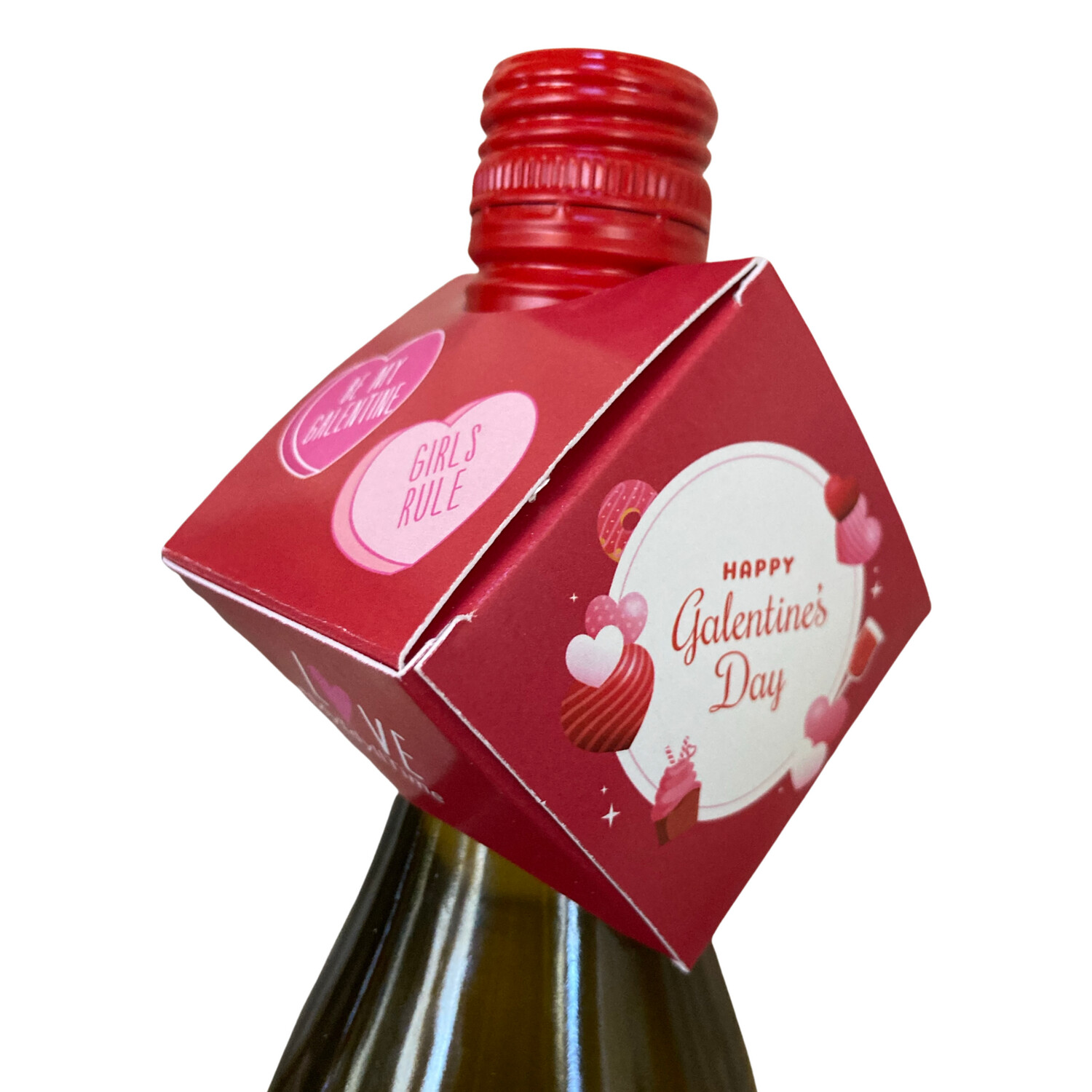 Galentine&#39;s Day Bottle Topper Box