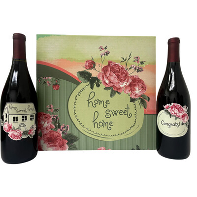Housewarming Box w/2-Bottles