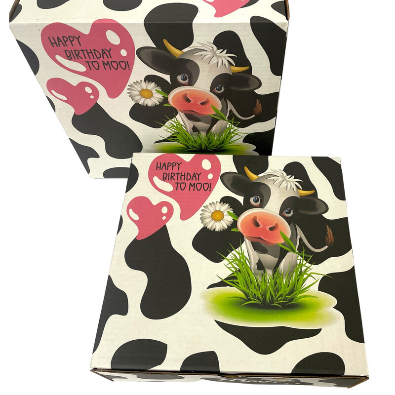Happy Birthday to Moo Box - w/2-Bottles