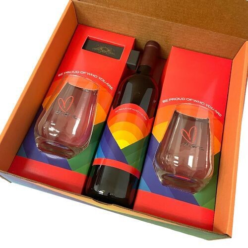 Pride Collection Box w/2-Glasses