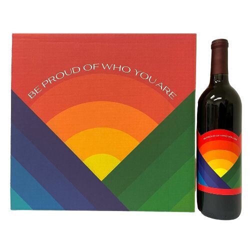 Pride Collection Box w/2-Glasses, Design Choice: Be Proud