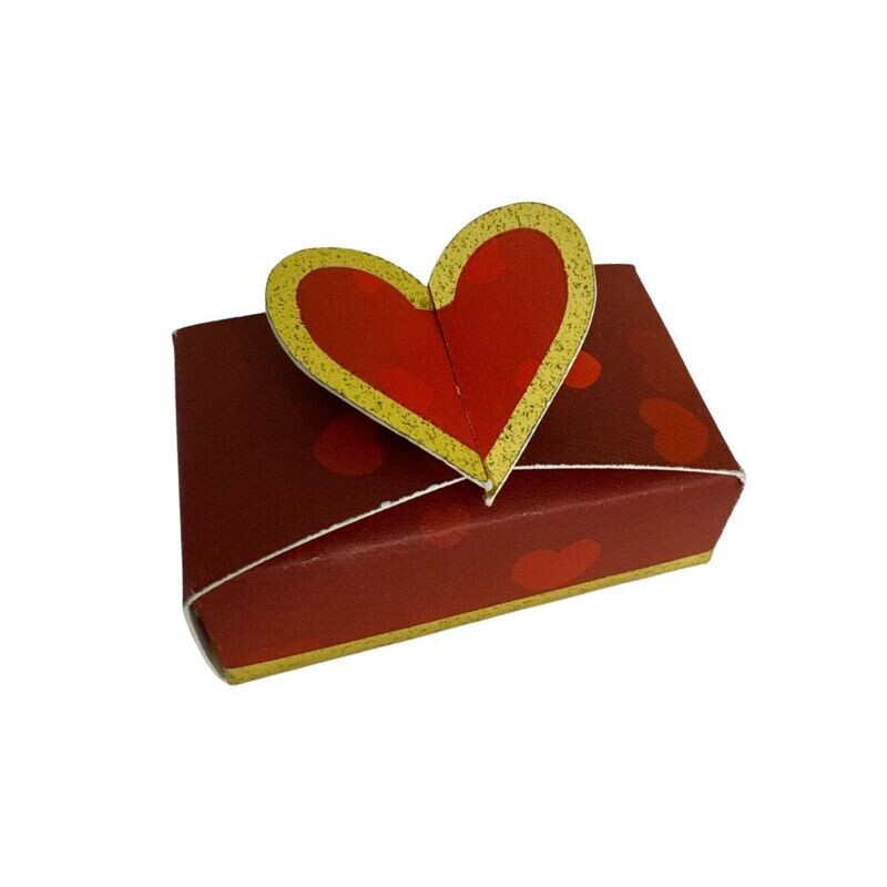 Valentine - Heart Favor Boxes Valentine - Heart Favor Boxes