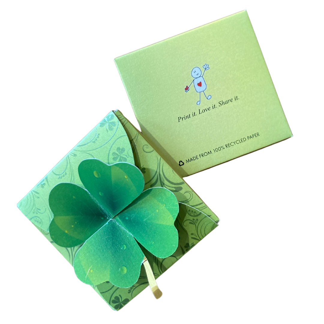 St. Patrick&#39;s Day - Lucky Clover Favor Boxes