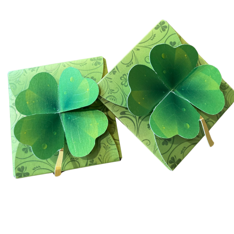 St. Patrick's Day - Lucky Clover Favor Boxes