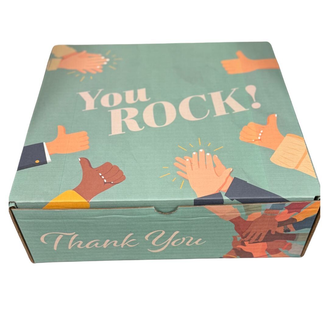 You Rock! - Toasting Gift Boxes with Corkscrew and 2 Glasses