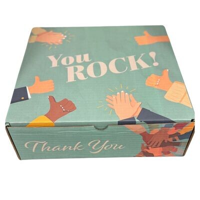 You Rock! - Toasting Gift Boxes with Corkscrew and 2 Glasses