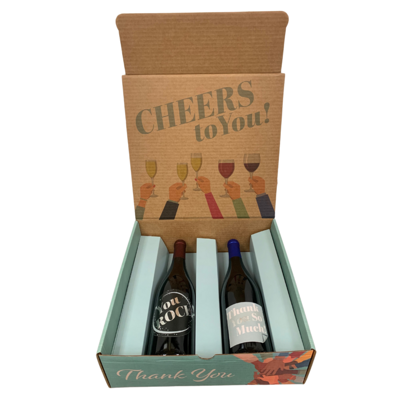 You Rock! - Wine Gift Box w/2 Bottles