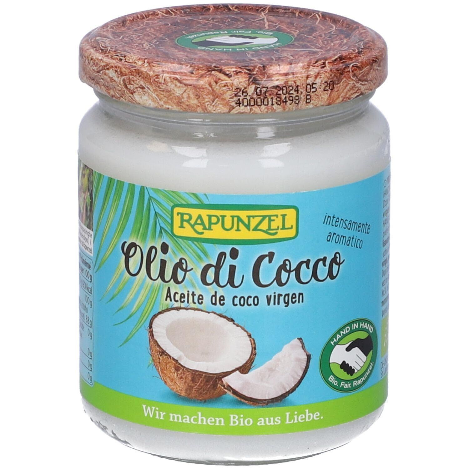 Olio di cocco biologico 216 ml
