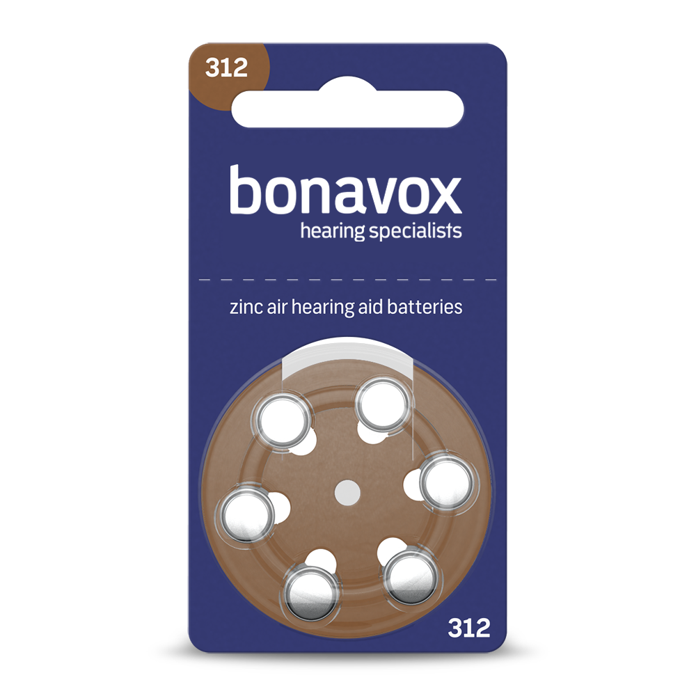 SIZE 312 Hearing Aid Batteries - 60 Cells SIZE 312 Hearing Aid Batteries - 60 Cells