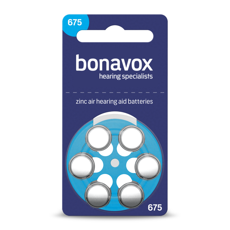 SIZE 675 Hearing Aid Batteries - 60 Cells