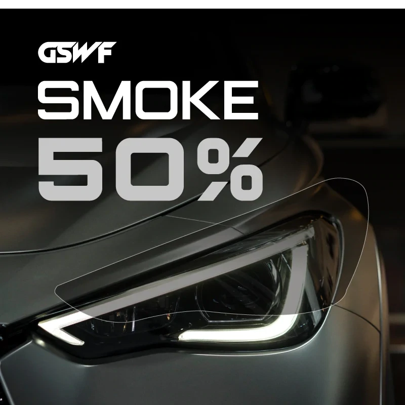 SMOKE 50% - HEAD LIGHT / TAILLIGHT PPF