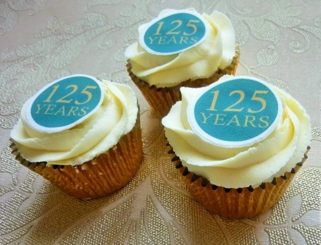 30 Corporate Logo Edible Cupcake Toppers.