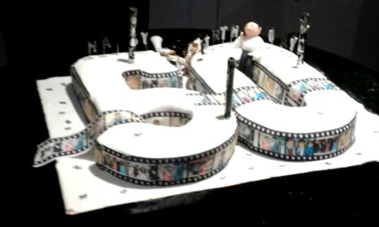 Your Own Photo Movie Style Edible Icing Cake Strips | Ribbons