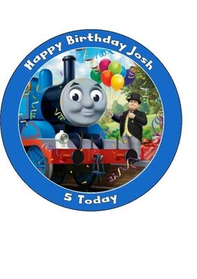 Thomas The Tank Engine Edible Birthday Cake Topper