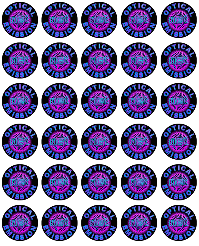 30 Corporate Logo Edible Wafer Paper Cupcake Toppers