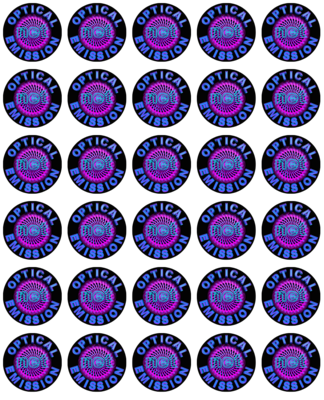 30 Corporate Logo Edible Wafer Paper Cupcake Toppers