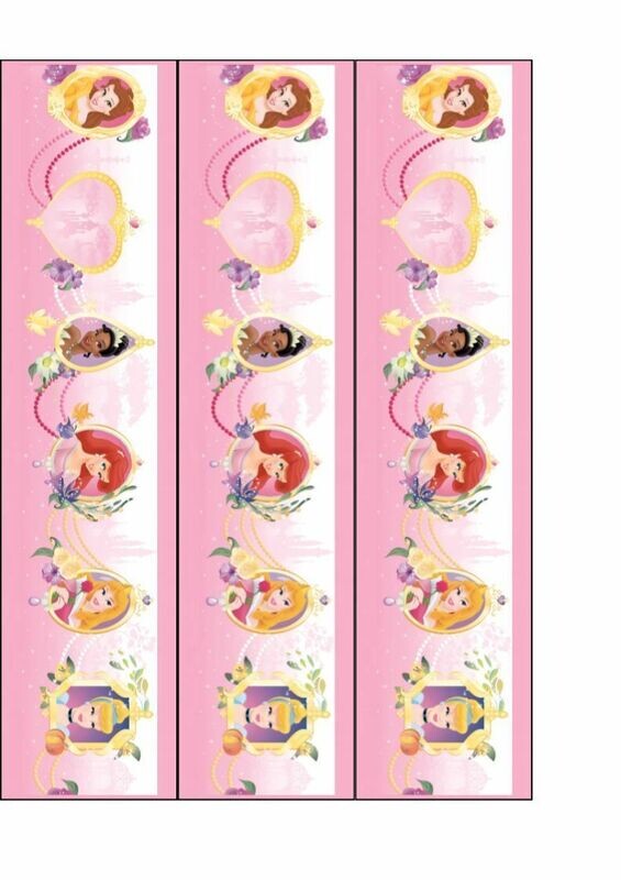 Disney Princess edible cake strips | cake ribbons