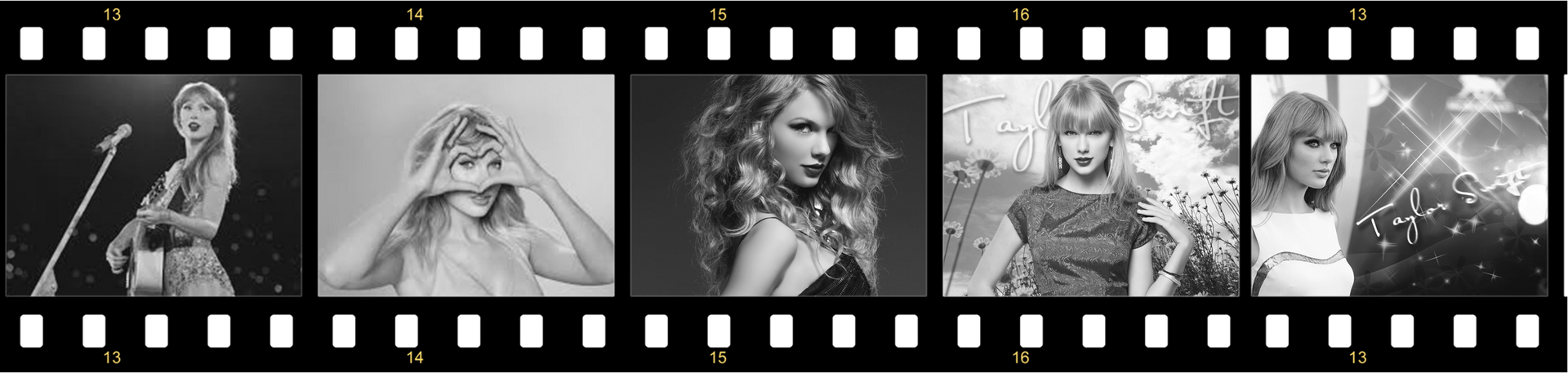 Taylor Swift Themed Edible Birthday Cake Ribbon | Strips