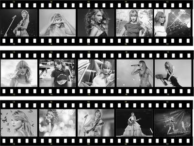 Taylor Swift Themed Edible Birthday Cake Ribbon | Strips