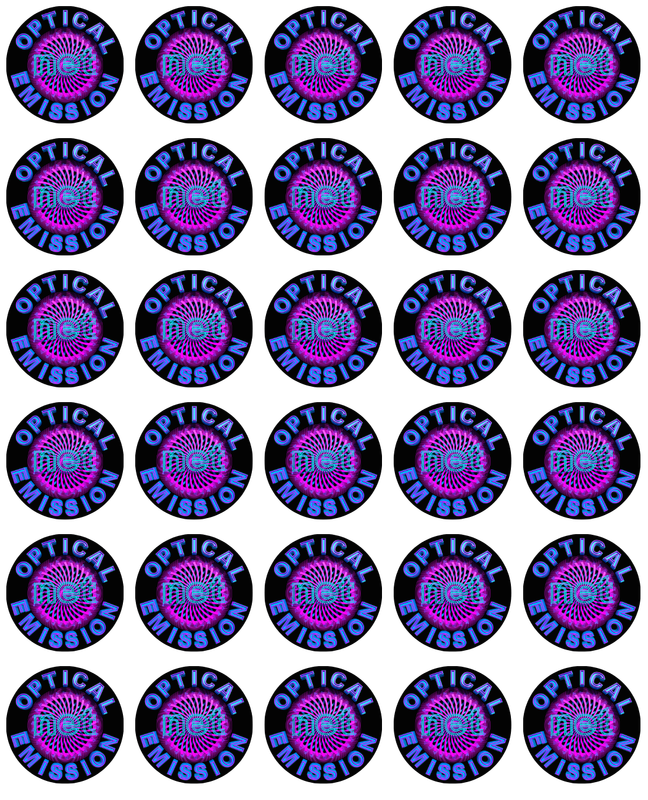 30 Corporate Logo Edible Wafer Paper Cupcake Toppers