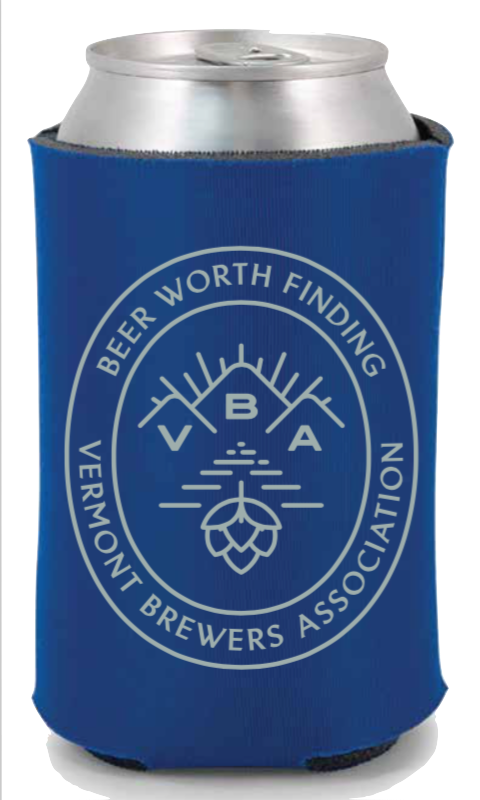 VT Brewers VBA Branded Can Holder Royal Blue VT Brewers VBA Branded Can Holder Royal Blue