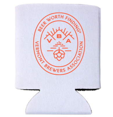 VT Brewers VBA Branded Can Holder in White