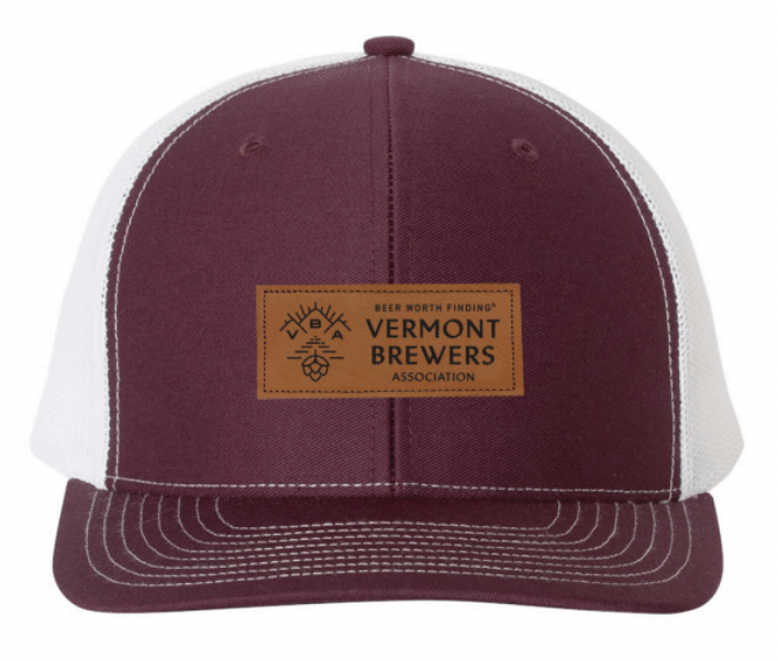 VBA Trucker Hat in Maroon