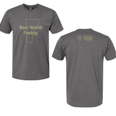 Beer Worth Finding T-Shirt in Gray