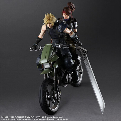 Final Fantasy - Motorcycle Set - Jessie &amp; Cloud