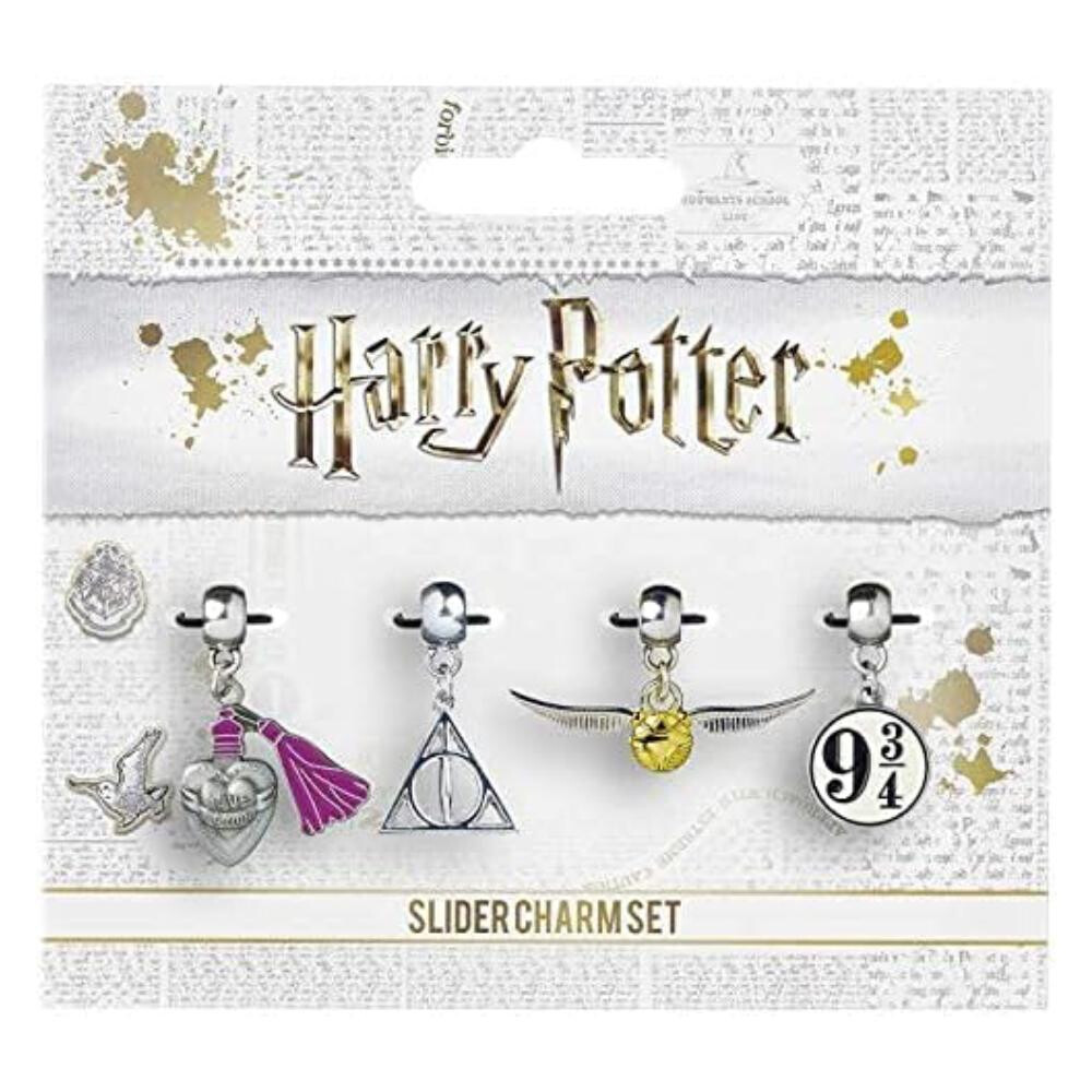 Harry Potter - Schmuck - Armband Zubehör (Set: Trank, Heiligt., Schnatz, 9 3/4)