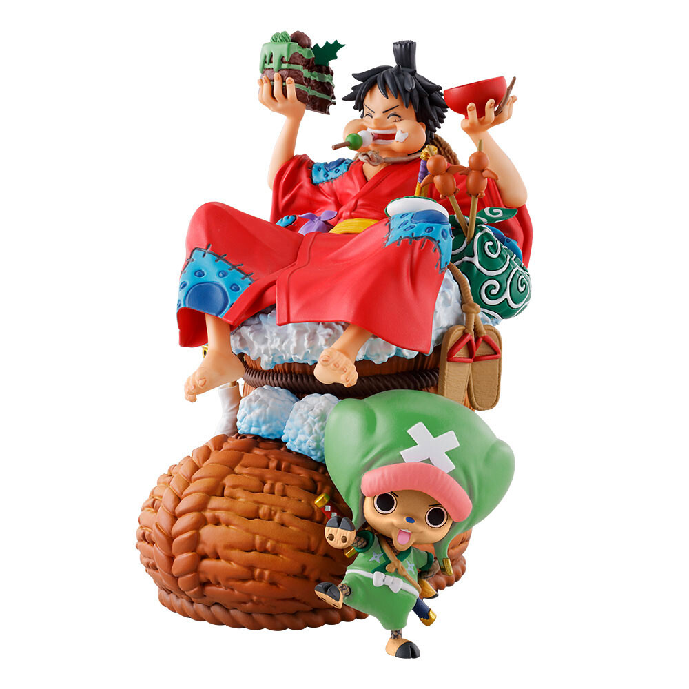 One Piece - Megahouse - Logbox Luffy &amp; Chopper - 11 cm