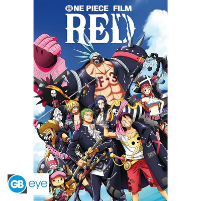 One Piece - RED - Full Crew 91,5 x 61cm