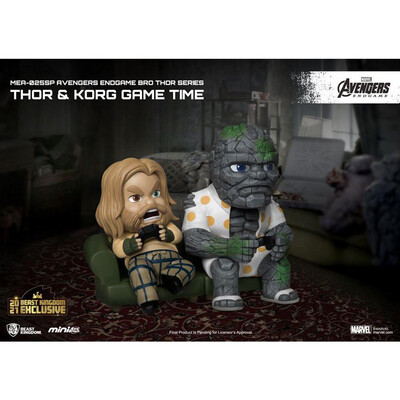 Marvel - Mini Egg Attack - Bro Thor &amp; Korg - Game Time - 8 cm