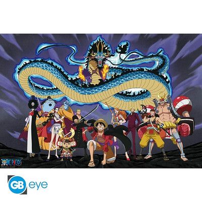 One Piece - The crew versus Kaido 91,5 x 61cm