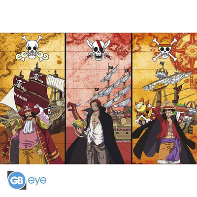 One Piece - Captains &amp; Boats 91,5 x 61cm