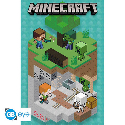 Minecraft - Into the mine 91,5 x 61cm