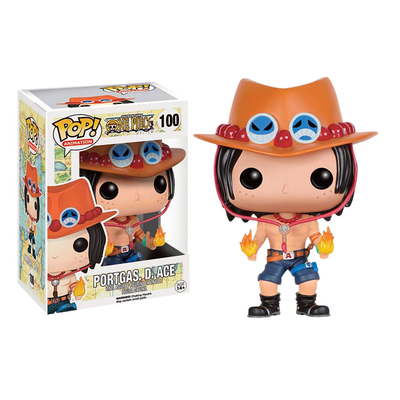 One Piece - 100 Portgas D. Ace - 9 cm