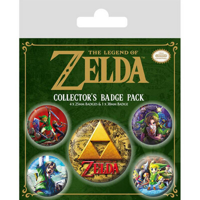 Buttons - The Legend of Zelda - Classics - 5er-Pack