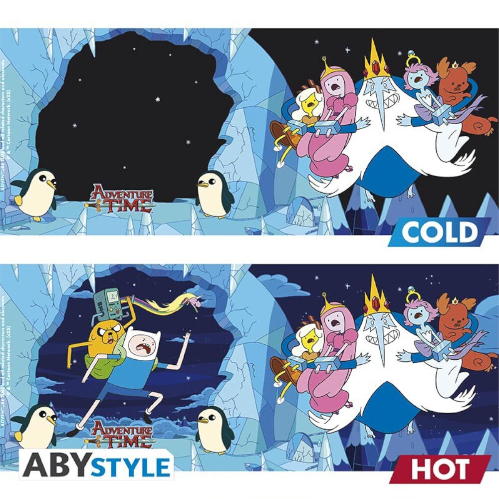 Adventure Time - Tasse - Heat Change - Finn &amp; Jack vs Ice King - 460 ml