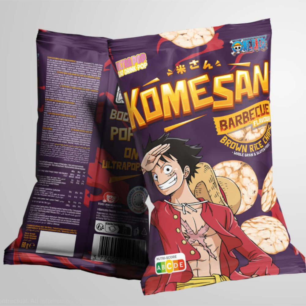 Komesan - Rice Crips - Luffy - BBQ