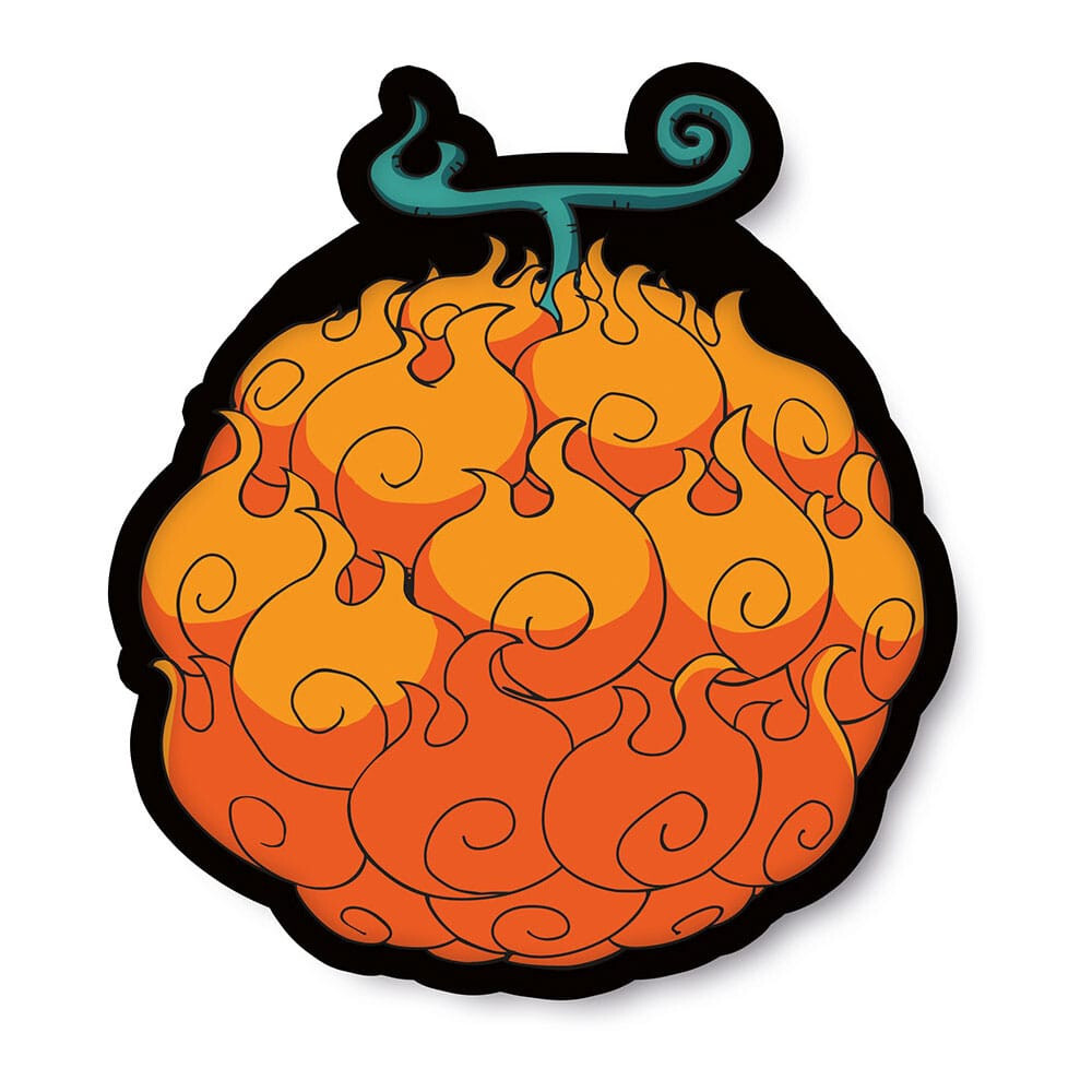 One Piece - Kissen - Feuer Feuer Frucht (36 cm)