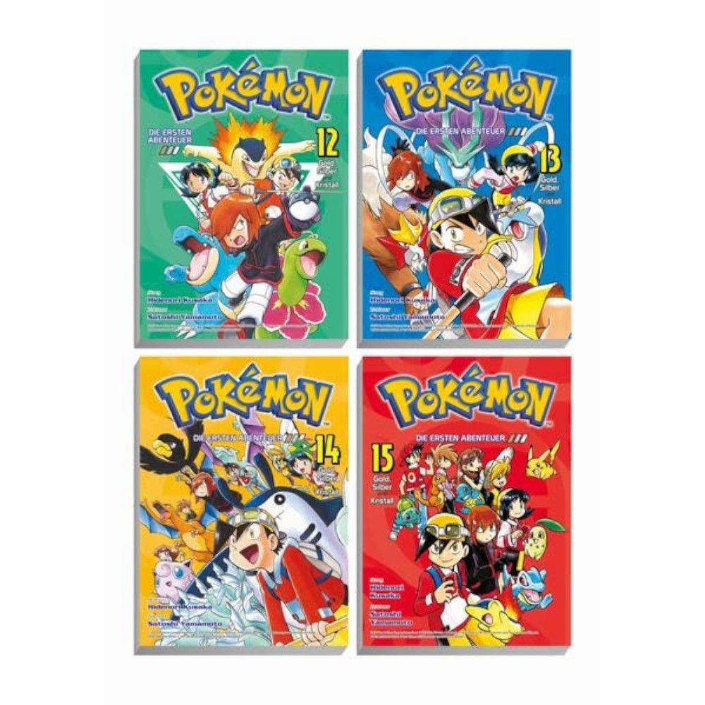 Pokémon – Manga Pack, Band 4 – Bundle 4: Gold, Silber und Kristall 2