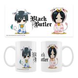 Black Butler - Tasse - Ciel &amp; Sebastian - Cow Cosplay - 320 ml