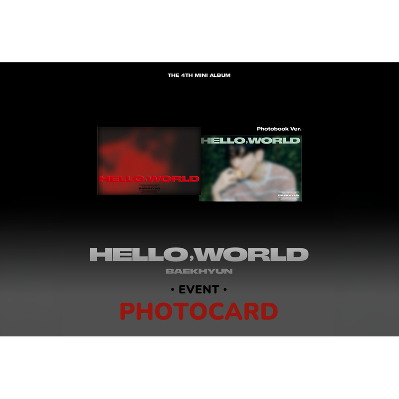 BAEKHYUN 4th Mini Album - HELLO, WORLD (Photobook Ver.) – Choice Music LA