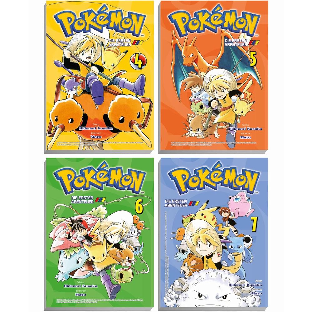 Pokémon – Manga Pack 02: Bundle 2: Gelb