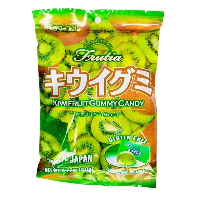 Jap. Fruchtgummi - Kasugai Frutia Kiwi Gummy Candy 107g
