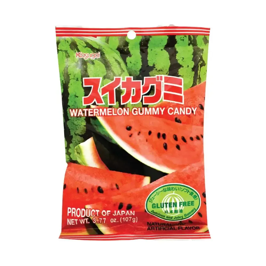 Jap. Fruchtgummi - Kasugai Frutia Watermelon Gummy Candy 107g